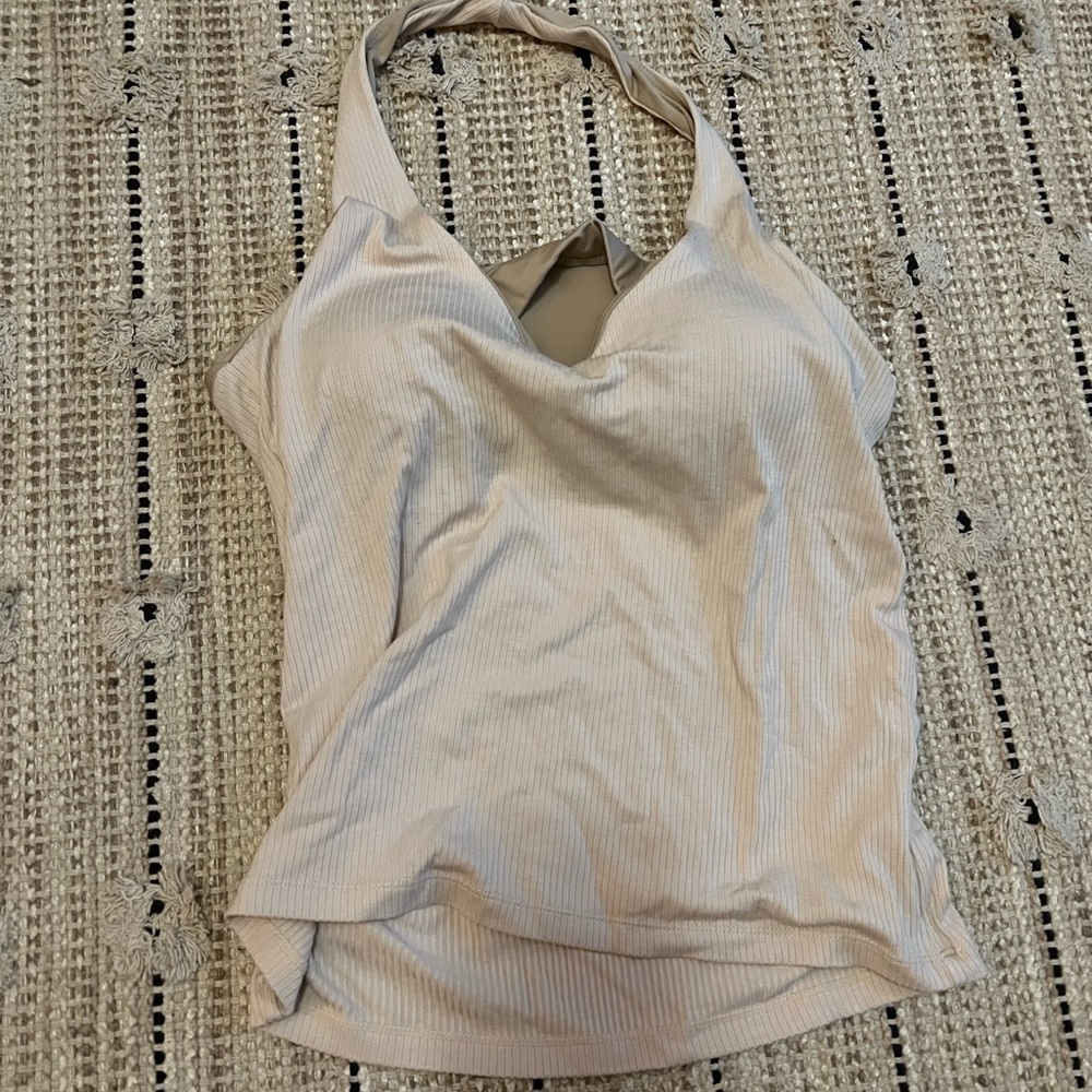 Klassy Network Halter Top with Padding